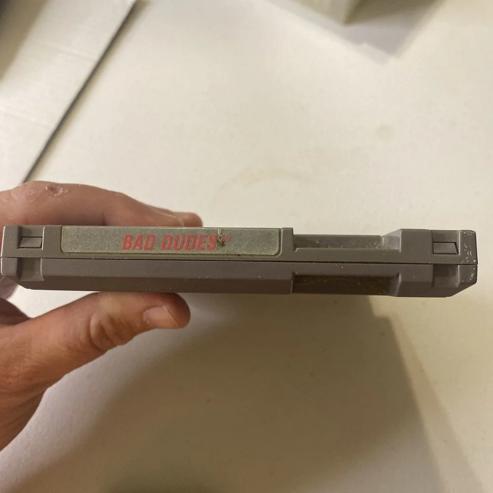 BAD DUDES ORIGINAL CLASSIC VIDEO GAME Nintendo System 1985 CARTRIDGE NES Sleeve